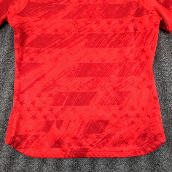 Nike Dri-Fit USA Soccer Jersey Womens Large Short Sleeve Red Crew Neck - Picture 9 of 14